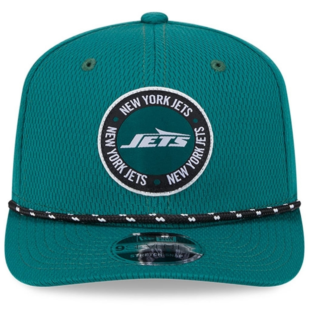 NWT New Era New York Jets 2024 Sideline 9SEVENTY Stretch Snap Hat Green Logo